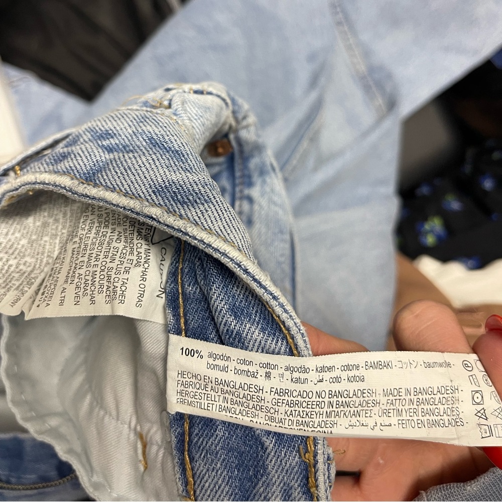 Zara NWT high rise full length jeans - Picture 5 of 5